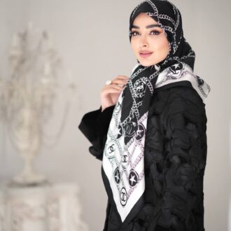 روسری تمام ابریشم سیمین