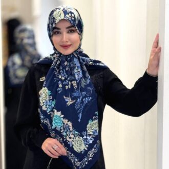 روسری ابریشم کجراه متینا