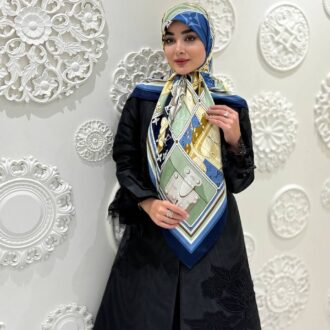 روسری ابریشم کجراه مریم